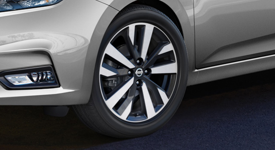 Nissan Sunny left front wheel